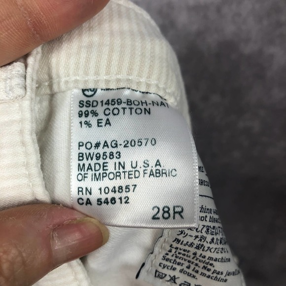 Adriano Goldschmeid Jeans Womens 28 The Stevie Pants Southwest Cream Green USA - Picture 9 of 14